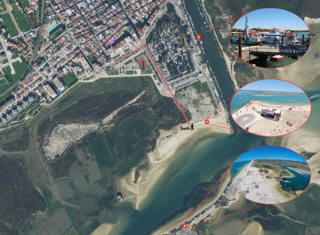 Apartamento Na Primeira Linha Da Ria Formosa Appartement Fuseta Buitenkant foto